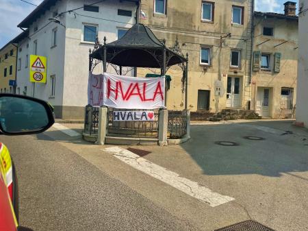 Zahvale prebivalcev Krasa so nas spremljale na vsakem koraku